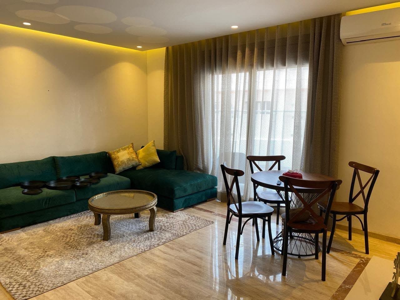 💢 Location longue durée appartement 1chambre 93 m2a terasse 10500dh /mois.a marrif côté twin center