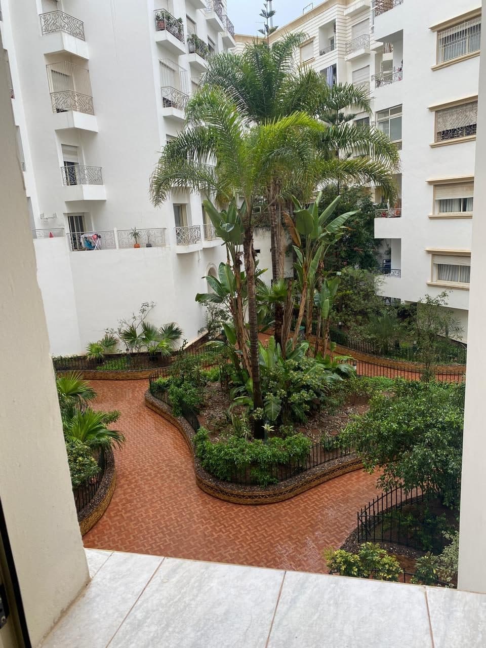 💢 🏡 À Louer –12000dh/mois Appartement Meublé Haut Standing avec Grande Terrasse | Bourgogne Ouest
